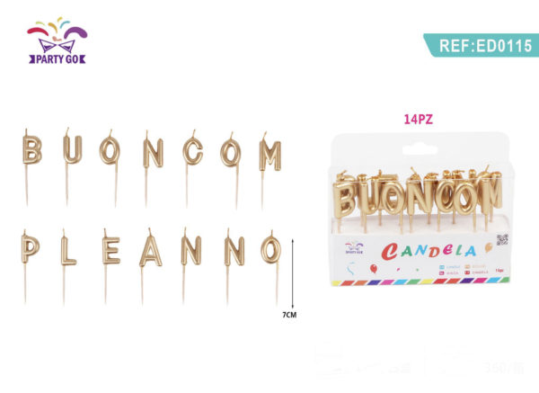 Candeline "Buon Compleanno"