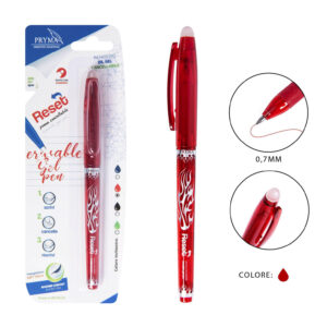 PRYMA Penna cancellabile 0,7mm rosso