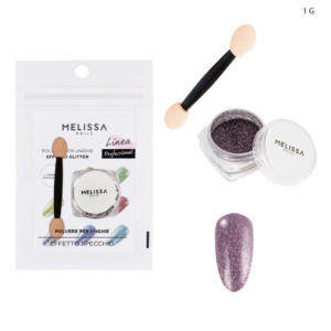MELISSA polvere per unghie effetto glitter 0833