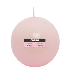 CASITA profumo ROSA candela rotonda h8cm
