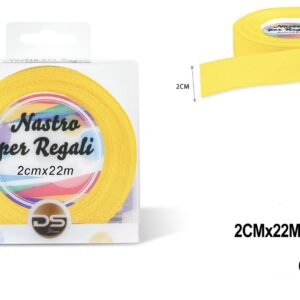 Nastro raso 2 cm GIALLO