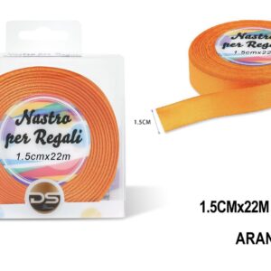 Nastro raso 1.5 cm ARANCIONE