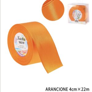 Nastro raso 4 cm ARANCIONE