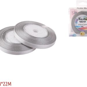 Nastro raso 0.6 cm GRIGIO