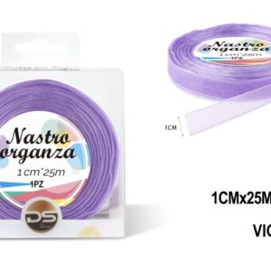 Nastro organza 1 cm LILLA