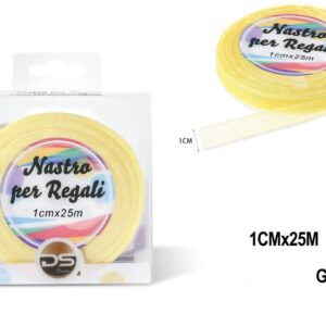 Nastro organza 1 cm GIALLO