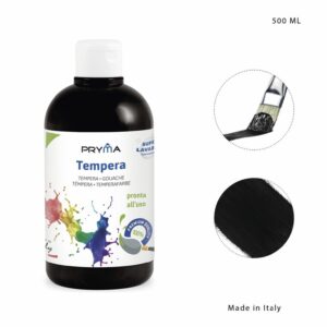 PRYMA tempera 500 ml NERO